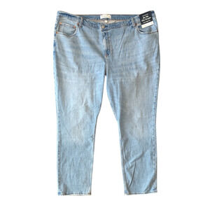 Abercrombie & Fitch The 90s Straight Ultra High Rise Curve Love Jeans New 37 24S